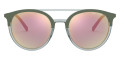 Green / Mirrored Rose Gold