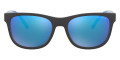 Matte Black / Mirrored Blue