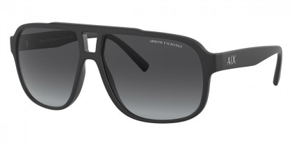 Color: Matte Black (80788G) - Armani Exchange AX4104S80788G61