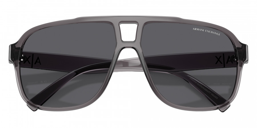 Color: Shiny Transparent Gray (823981) - ARMANI EXCHANGE AX4104S82398161