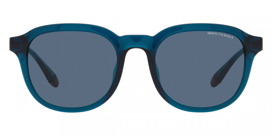 Armani Exchange AX4129SU 818780 54 Shiny Transparent Blue Sunglasses