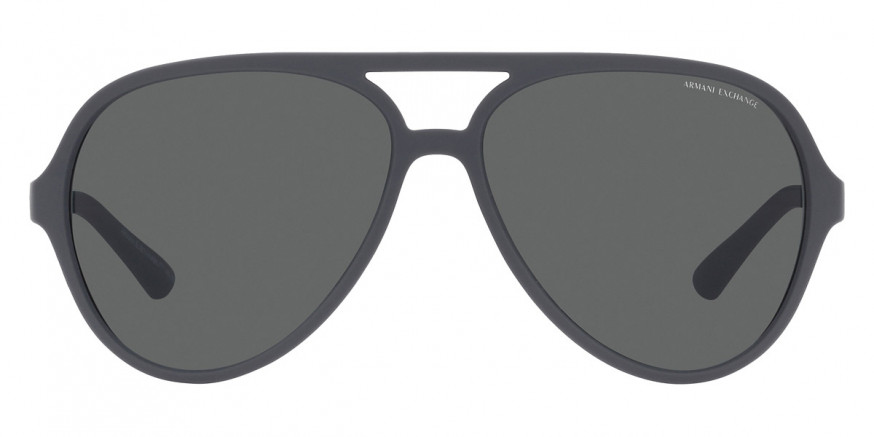 Armani Exchange™ AX4133S 829487 60 - Matte Gray and Matte Gunmetal/Black