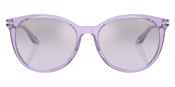 ARMANI EXCHANGE™ AX4140SF 82367P 56 - Shiny Transparent Violet/Shiny Gunmetal