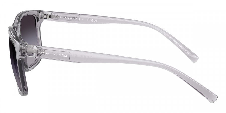 Color: Shiny Transparent Gray (82398G) - Armani Exchange AX4145SF82398G57