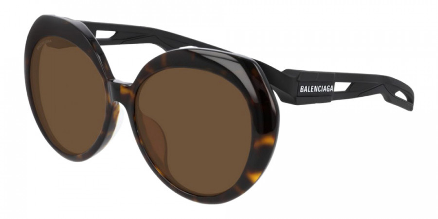 Balenciaga™ BB0024SA 001 56 - Black/Havana