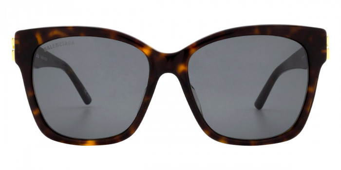 サングラス BALENCIAGA Woman Sunglasses Brown BB0102SA 002 Balenciaga BB0102SA 002 Sunglasses Women's Havana/Gold/Green