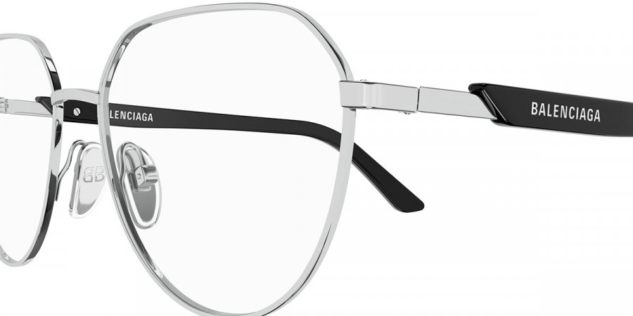 Color: Silver/Black (001) - Balenciaga BB0249O00155