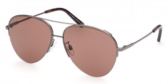 Color: Shiny Gunmetal/Red Havana (08E) - Bally BY0062-H08E62