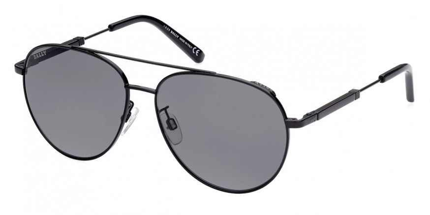 Bally™ BY0074-H 01A 59 Shiny Black Sunglasses