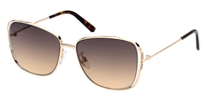 BALLY サングラス BY0088-D-01B-58 BLACK GOLD【Lady's】 Bally™ Women's Sunglasses | EyeOns.com