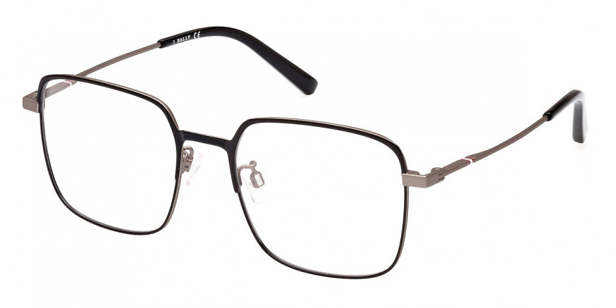 Bally™ BY5063-H 001 54 - Bilayer Shiny Black and Matte Light Ruthenium/Black