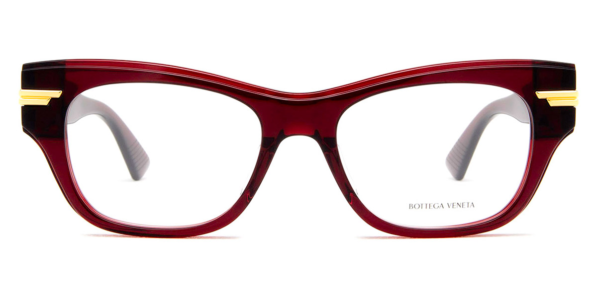 メガネ BOTTEGA VENETA Woman Optical frames Burgundy BV1152O 003 Bottega Veneta BV1152O 003 Transparent Burgundy Optical