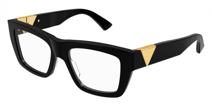メガネ BOTTEGA VENETA Bottega Veneta - BV1370O - 001 (BV1370O 001) Bottega Veneta BV1370O 001 Glasses - US