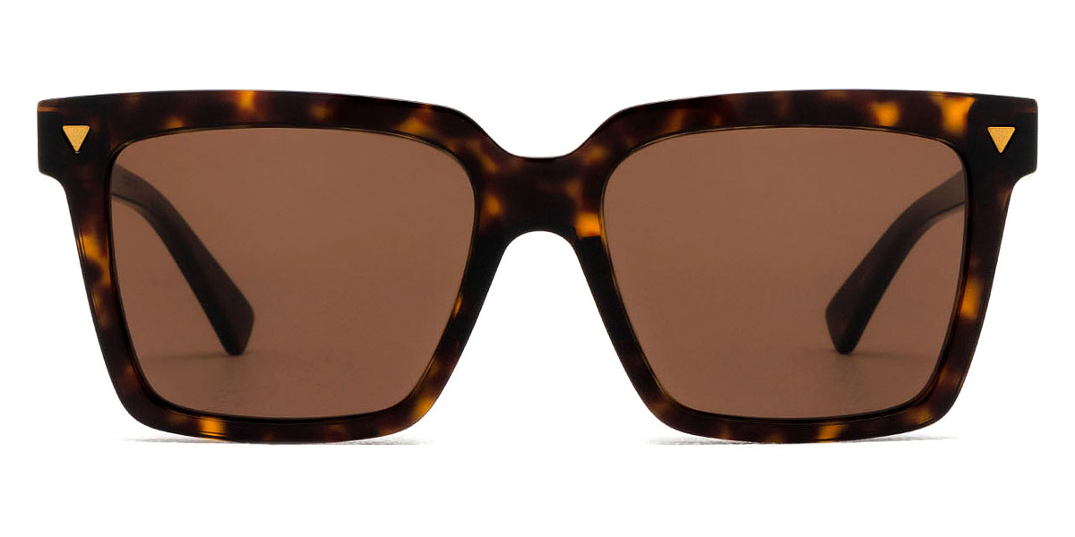 サングラス BOTTEGA VENETA Woman Sunglasses Brown BV1277S 002 Bottega Veneta Sunglasses BV1274S 002 Shiny Black - eye-oo.com