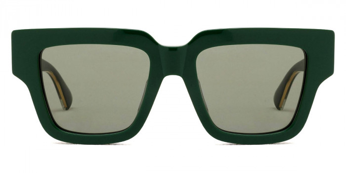 サングラス BOTTEGA VENETA Woman Sunglasses Green BV1276S 003 Bottega Veneta™ Tri-Fold BV1276S Square Sunglasses | EyeOns.com