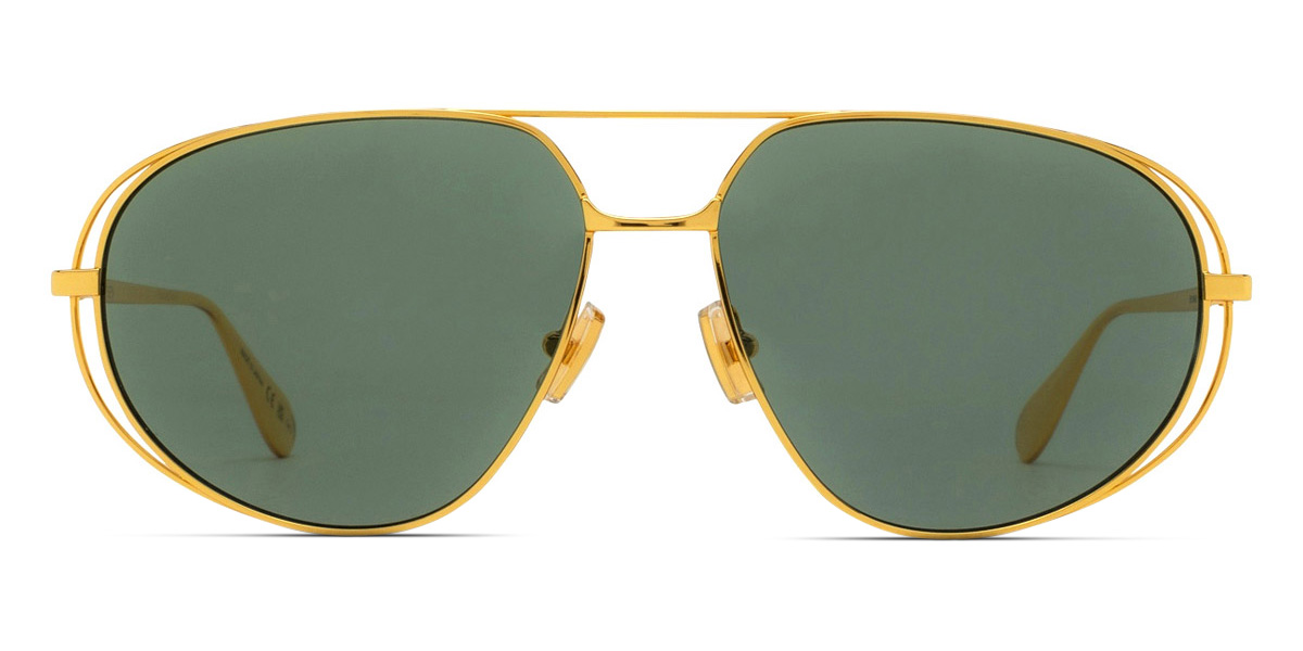 BOTTEGA VENETA レクタンクルフレムサンクラス BV1327S 002 Bottega Veneta BV1327S 001 - Black Sunglasses for Man and