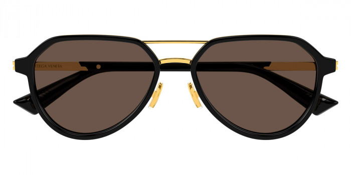 Bottega Veneta™ Forte BV1373S 001 55 - Black/Gold