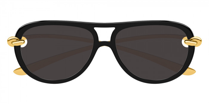 Bottega Veneta™ BV1418S 005 58 - Black/Gold