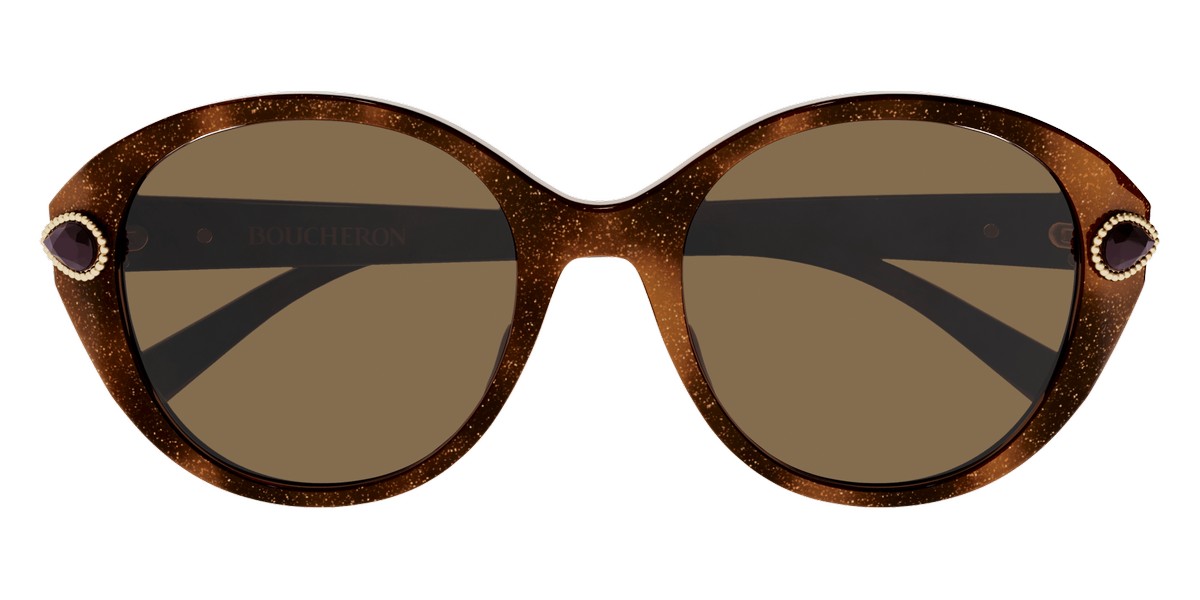 Boucheron BC0121S 002 53サイズ サングラス 0636s Boucheron™ BC0121S Round Sunglasses | EyeOns.com