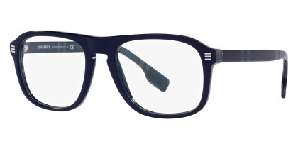 Burberry™ Neville BE2350 3956 56 Top Blue on Navy Check Eyeglasses
