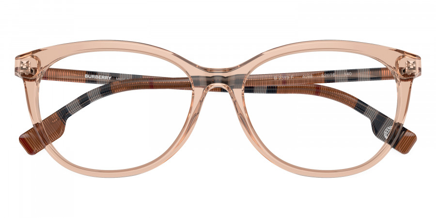 Color: Peach/Check Brown (4088) - Burberry BE2389F408852