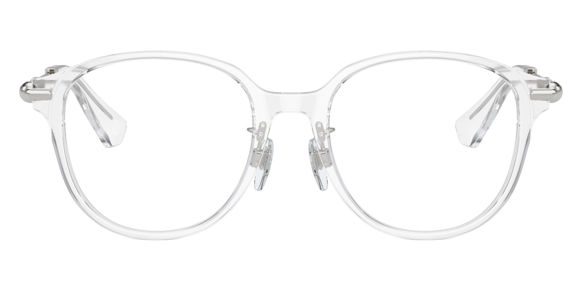 BURBERRY ラウントフレムメカネ BE2412D 3024 Burberry™ BE2412D 3024 52 Transparent/Silver Eyeglasses