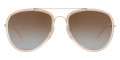 Brushed Gold / Pink / Polarized Brown Gradient