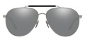 Gunmetal / Gray Mirrored Silver 80