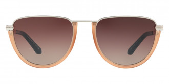 Color: Silver/Matte Light Brown (1005E2) - Burberry BE30981005E254