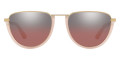 Light Gold / Opal Rose / Pink Mirrored Silver Gradient