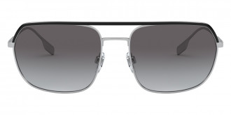 Color: Silver/Black (10058G) - Burberry BE311710058G58