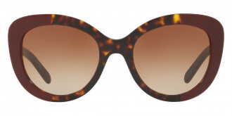 Color: Top Bordeaux on Dark Havana (365513) - Burberry BE425336551354