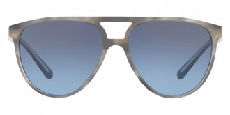 Color: Striped Gray (36588F) - Burberry BE425436588F58