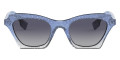 Top Glitter on Gradient Blue / Clear 37724L