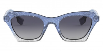 Color: Top Glitter on Gradient Blue (37724L) - Burberry BE428337724L49