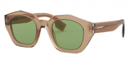 Briesje atoom heuvel Burberry™ BE4288 3504/2 46 Transparent Brown Sunglasses