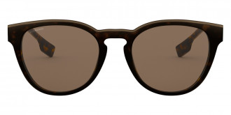 Color: Top Transparent Gray on Dark Havana (385173) - Burberry BE431038517354