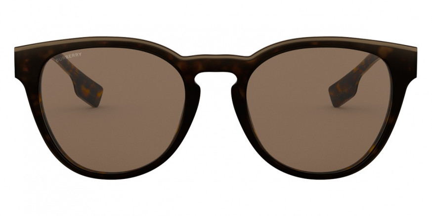 Color: Top Transparent Gray on Dark Havana (385173) - Burberry BE431038517354