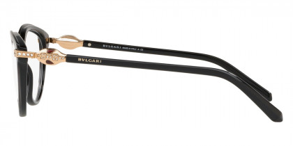 Color: Top Transparent Grey on Black (5464) - Bvlgari BV4171B546452