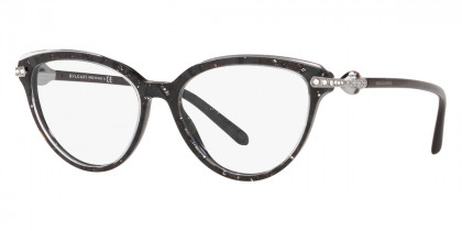Color: Top Crystal on Black Mamba (5466) - Bvlgari BV4171B546652