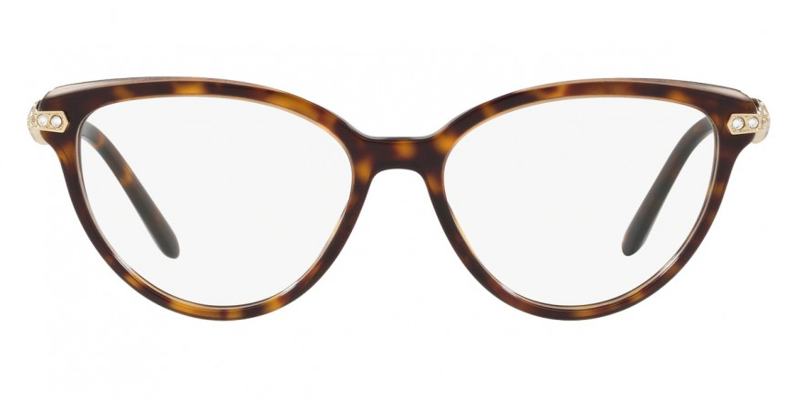 Color: Top Transparent Pink on Dark Havana (5465) - Bvlgari BV4171BF546554