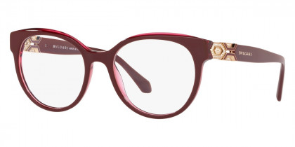 Color: Top Bordeaux on Transparent Red (5469) - Bvlgari BV4177B546952