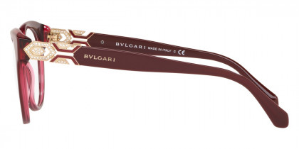 Color: Top Bordeaux on Transparent Red (5469) - Bvlgari BV4177B546952