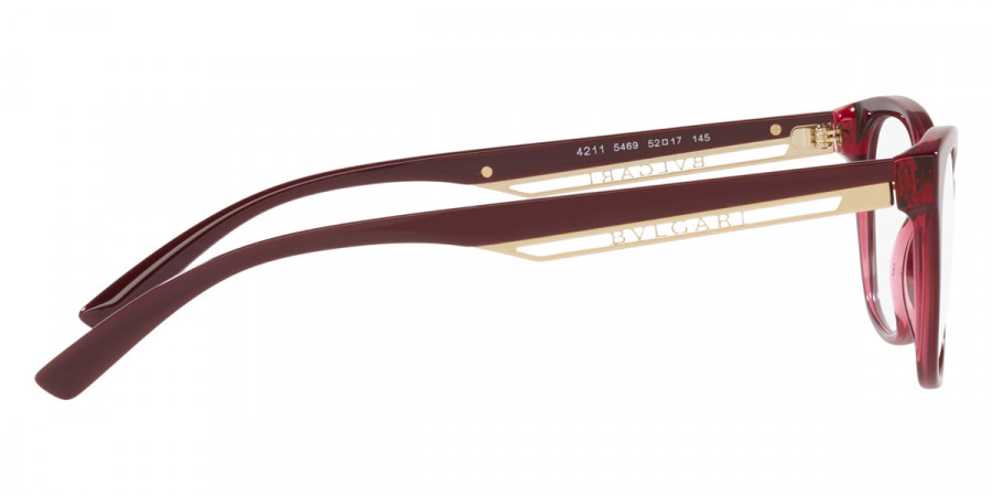Color: Bordeaux on Transparent Red (5469) - Bvlgari BV4211546954