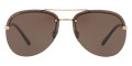 Matte Pale Gold / Brown