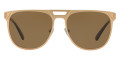 Matte Pink Gold Plated / Polarized Brown