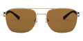 Matte Pale Gold / Polarized Brown