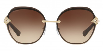 Color: Pale Gold/Brown (203413) - Bvlgari BV6111B20341360