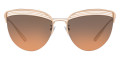 Pink Gold / Orange Gradient Light Gray
