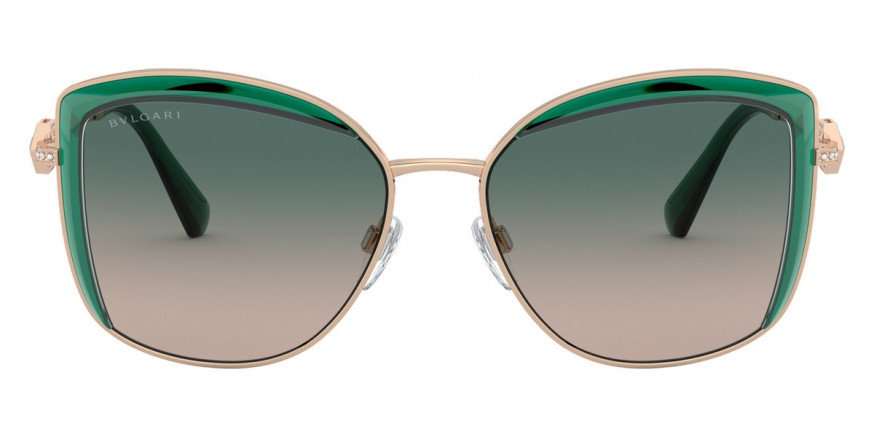 Bvlgari™ BV6128B 20142C 56 - Pink Gold/Emerald Green